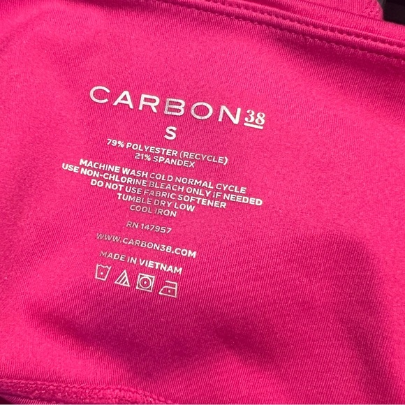 Carbon38 Pink High Waist Leggings Pants Size Small - Picture 5 of 7